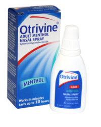 Otrivine Adult Menthol Spray 10ml