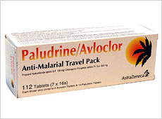 Paludrine and Avloclor Antimalarial Tablets Travel Pack