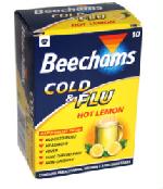 Beechams Cold and Flu Hot Lemon (10)