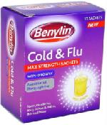 Benylin Cold and Flu Max Strength Sachets 10