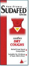 Sudafed Dry Coughs with Decongestant Liquid 100ml