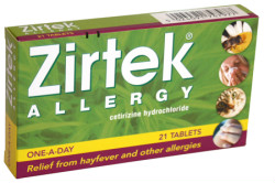 Zirtek Allergy Tablets 21