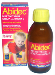 Abidec Multivitamin Syrup With Omega 3