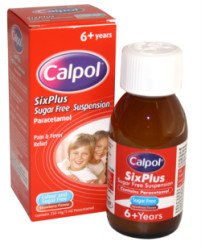 Calpol Six Plus Sugar Free Suspension 100ml