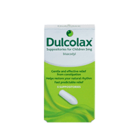 Dulcolax Suppositories For Children 5mg