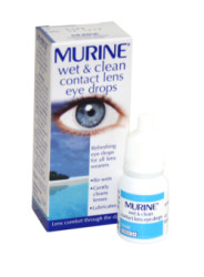 Murine Wet & Clean Contact Lens Eye Drops 10ml