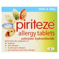 Piriteze Allergy Tablets 7