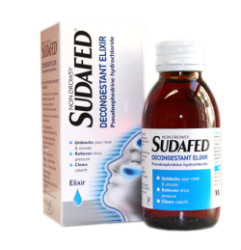 Sudafed Decongestant Liquid 100ml