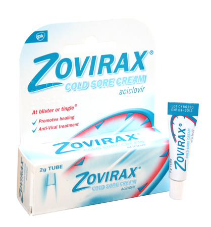 Zovirax Cold Sore Cream Tube